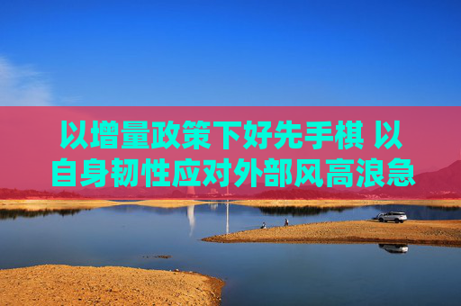 以增量政策下好先手棋 以自身韧性应对外部风高浪急