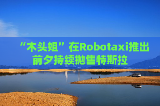 “木头姐”在Robotaxi推出前夕持续抛售特斯拉