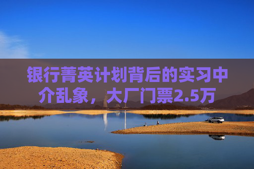 银行菁英计划背后的实习中介乱象，大厂门票2.5万