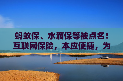 蚂蚁保、水滴保等被点名！互联网保险，本应便捷，为何给消费者出难题？