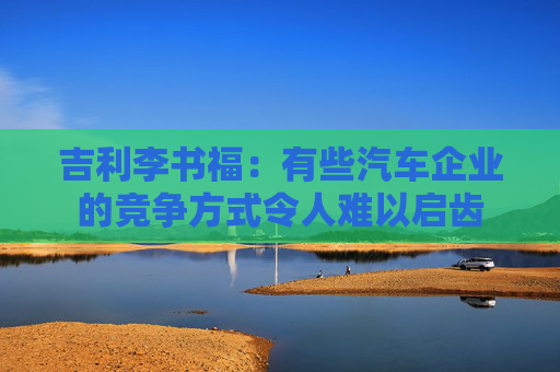 吉利李书福：有些汽车企业的竞争方式令人难以启齿