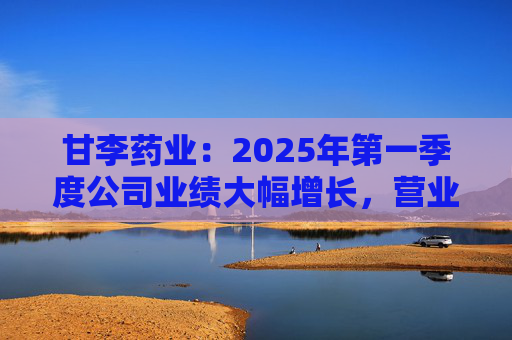 甘李药业：2025年第一季度公司业绩大幅增长，营业收入9.85亿元