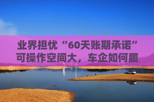 业界担忧“60天账期承诺”可操作空间大，车企如何履约仍需细化