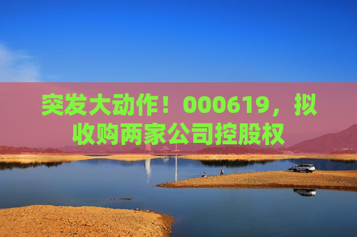 突发大动作！000619，拟收购两家公司控股权