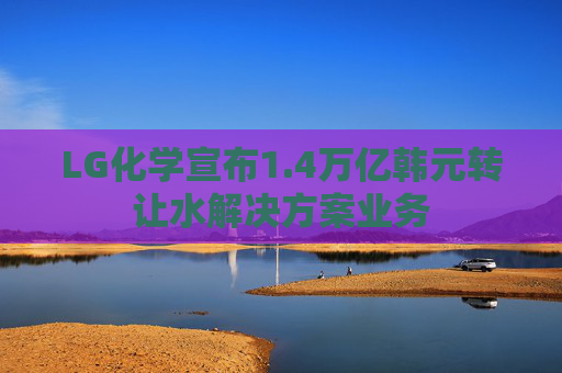 LG化学宣布1.4万亿韩元转让水解决方案业务