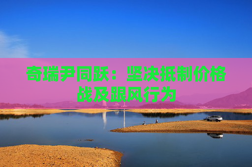 奇瑞尹同跃：坚决抵制价格战及跟风行为