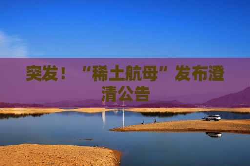 突发！“稀土航母”发布澄清公告