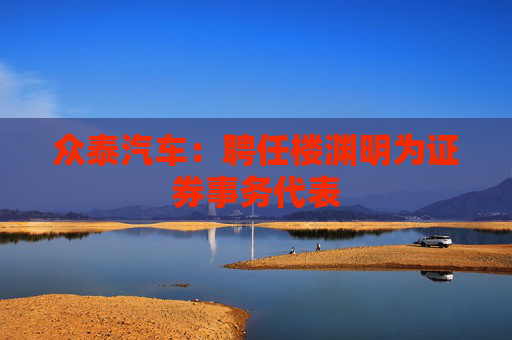 众泰汽车：聘任楼渊明为证券事务代表