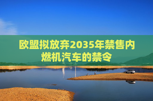 欧盟拟放弃2035年禁售内燃机汽车的禁令