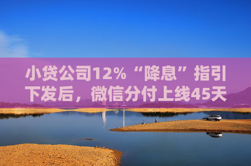 小贷公司12%“降息”指引下发后，微信分付上线45天免息优惠，主动出击抢业务？