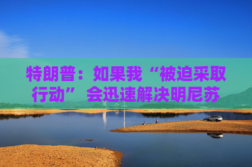 特朗普：如果我“被迫采取行动” 会迅速解决明尼苏达州问题  第1张