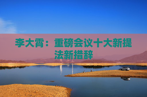 李大霄：重磅会议十大新提法新措辞