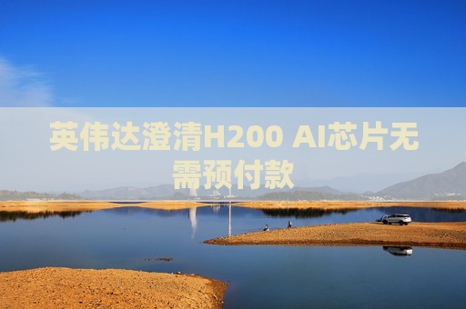 英伟达澄清H200 AI芯片无需预付款