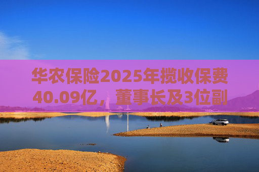 华农保险2025年揽收保费40.09亿，董事长及3位副总相继离职