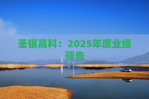 荃银高科：2025年度业绩预告