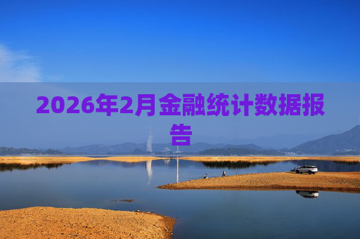2026年2月金融统计数据报告