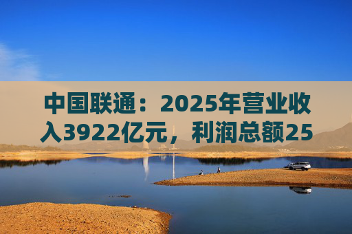 中国联通：2025年营业收入3922亿元，利润总额253亿元