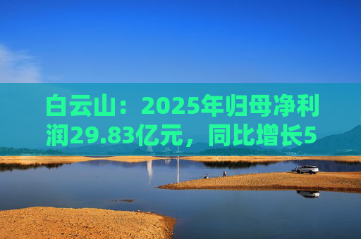 白云山：2025年归母净利润29.83亿元，同比增长5.21%