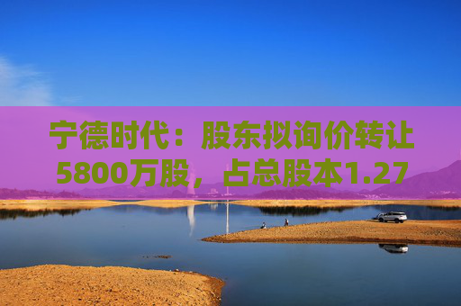 宁德时代：股东拟询价转让5800万股，占总股本1.27%