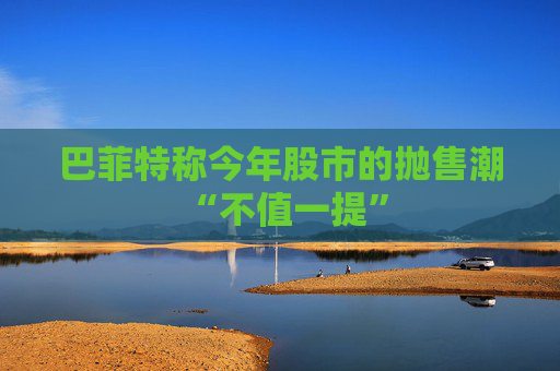 巴菲特称今年股市的抛售潮 “不值一提”