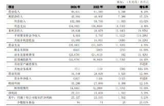 宁波银行：2024年利息净收入479.93亿元 同比增长17.32%
