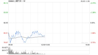 大摩：小鹏汽车-W下半年销售额及利润率飙升 目标价101港元