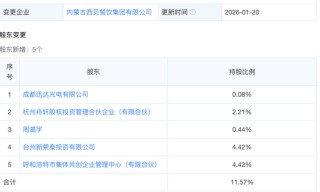 西贝获得新投资