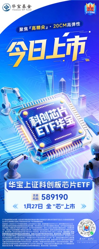 聚焦“高精尖”· “20CM”高弹性|科创芯片ETF华宝（589190）今起全“芯”上市！