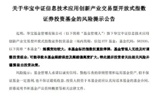 又双叒！换手率同类第一！半日成交额超1亿元，信创ETF基金（562030）规模创上市新高，管理人提示风险！