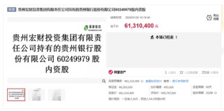 水投资本一个月内连续三次法拍市场“溢价扫货”贵州银行，部分标的已经过多次流拍