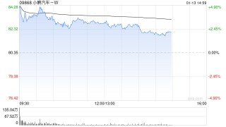 瑞银：小鹏汽车-W料今年价格更稳定 销量扩张抵销原材料成本上升