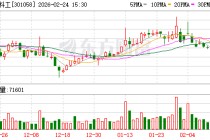 中粮科工：截至2026年2月13日收盘公司股东数为21510户