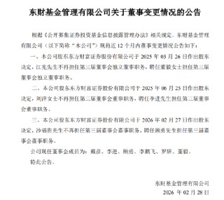 东财基金换帅！副总顾勇升任总经理，原掌门沙福贵任职四年半后离任