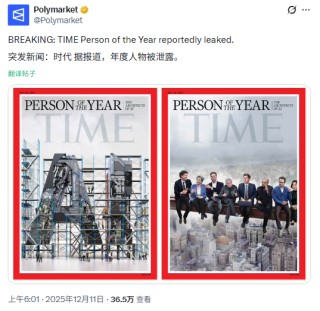 《时代》周刊年度人物授予“AI构建者”：马斯克、黄仁勋、苏姿丰、李飞飞等在列