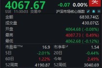 科技股全线回调，沪指半日近乎收平