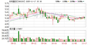 永利股份：2025年前三季度公司实现营收17.75亿元，同比增长8.66%