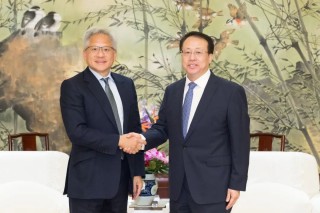 上海市市长龚正会见英伟达总裁兼首席执行官黄仁勋