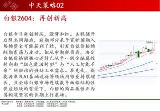 中天期货:白银再创新高 螺纹小幅回弹