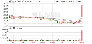新点软件盘中涨停