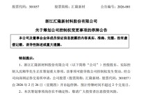 301057，603966！筹划控制权变更！明起停牌！