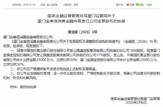国美控股所持金美信消金33%股权出清，中国信托商业银行、厦门金圆金控各出资50%