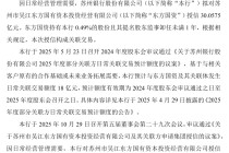 利润跌27%、授信涨67%：苏州银行关联授信30亿
