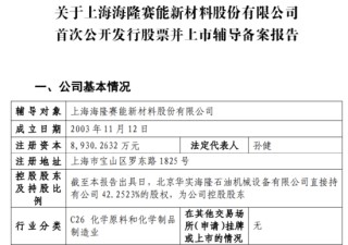 上海海隆赛能冲刺A股，中石化17.68%入股，董事长张军技术员出身，毕业于河北广播电视大学 | 长三角资本局