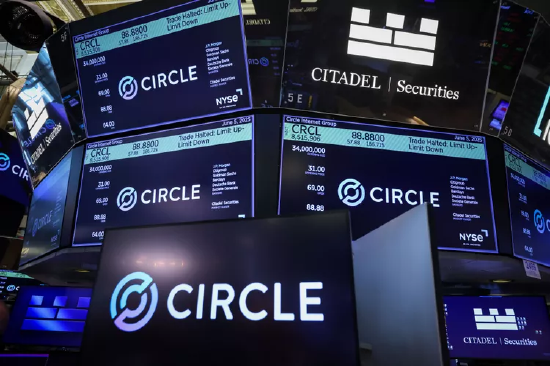稳定币发行商Circle上市后股价持续攀升  第1张