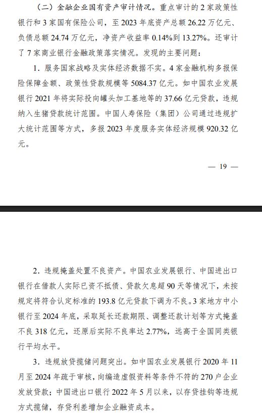 审计署:中国进出口银行以存贷挂钩等违规方式揽储,存贷利差增加企业融资成本 第1张 审计署:中国进出口银行以存贷挂钩等违规方式揽储,存贷利差增加企业融资成本 第1张
