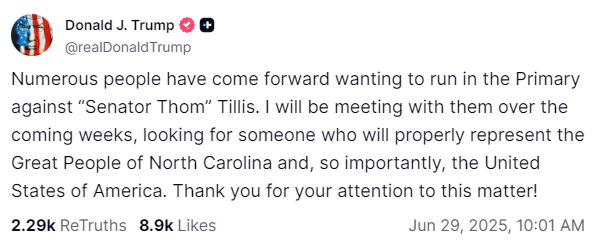 特朗普“大而美”法案参议院通关只差一步 民主党“拖”字诀硬扛 第2张 特朗普“大而美”法案参议院通关只差一步 民主党“拖”字诀硬扛 第2张