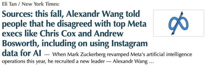 Meta版「甄嬛传」!28岁天才上位,掌管6千亿命脉,AI教父愤然出走 第6张 Meta版「甄嬛传」!28岁天才上位,掌管6千亿命脉,AI教父愤然出走 第6张