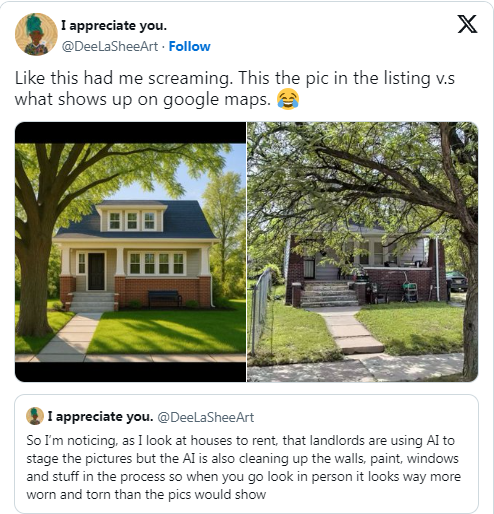 购房者新烦恼:AI房源图片误导频发 行业与监管逐步补位 第1张 购房者新烦恼:AI房源图片误导频发 行业与监管逐步补位 第1张