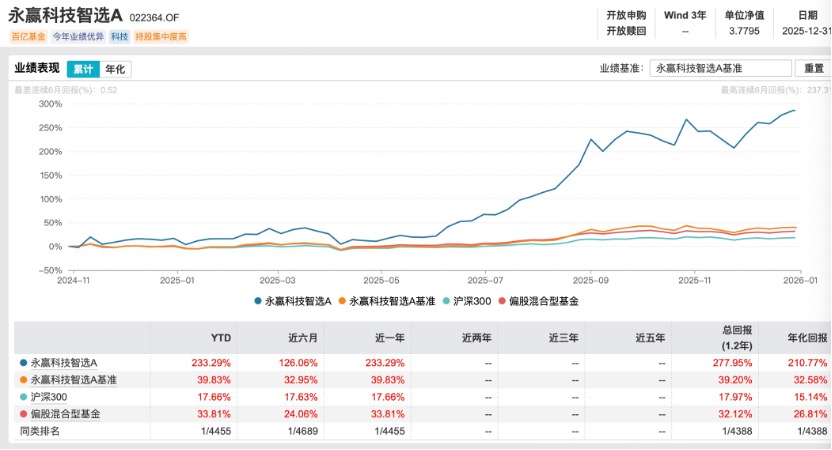 2025公募业绩放榜！233%冠军基创造历史，主动权益包揽前十，中小基金公司崛起  第2张