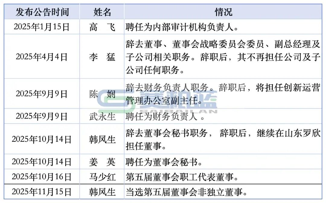 最新！山东罗欣法人、总经理刘振腾卸任  第2张